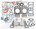 Kohler Flex Fuel FCV740 and Propane Models PCH680-740 .25MM Oversize Basic Rebuild Kit With Connecting Rods